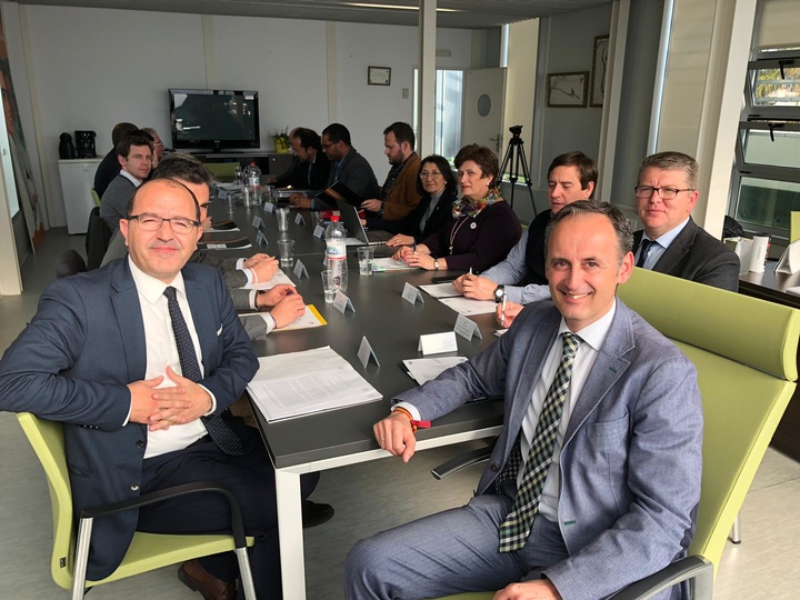 Imagen de la reunión del consorcio Campus Universitario de Lorca