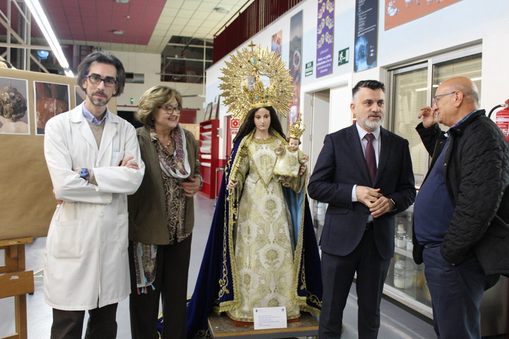 Cultura restaura la talla de Nuestra Señora del Rosario de la Iglesia parroquial de La Alberca
