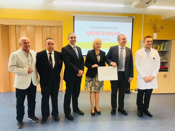 La Residencia de Mayores 'Montepinar' consigue el primer certificado como Centro Libre de Sujeciones para la Región