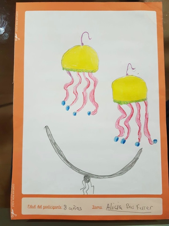Imagen del diseño premiado en la categoría de 8 a 10 años (Alicia Bas Ferrer)