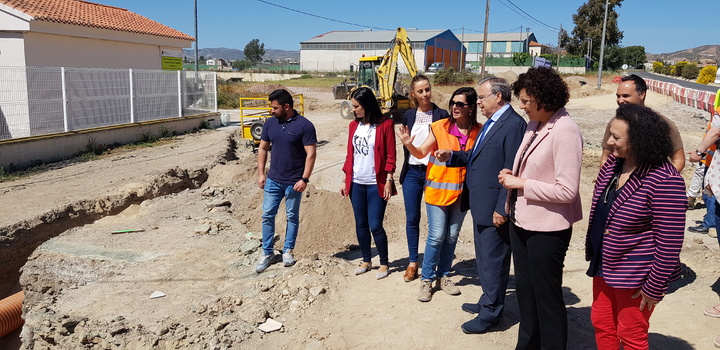 Visita técnica a las obras de construcción de la rotonda en la carretera regional RM-D16