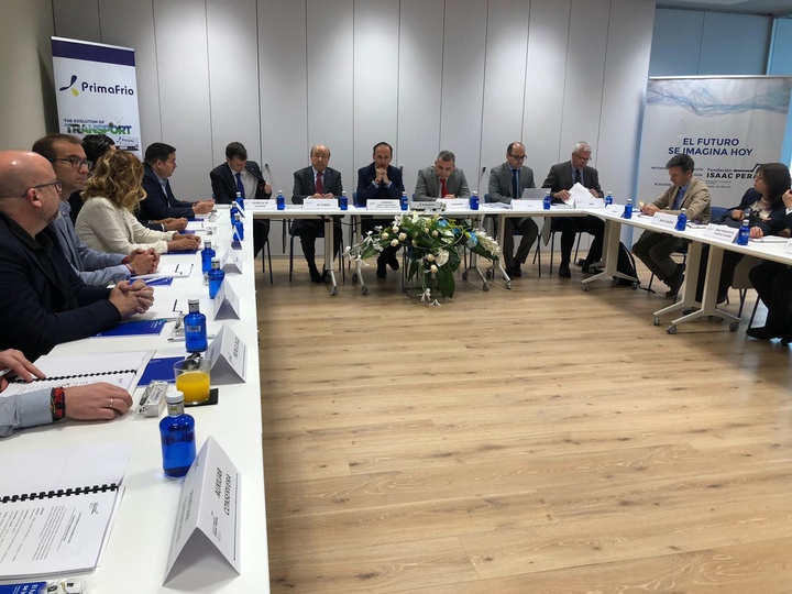 El patronato de la Fundación Isaac Peral se reunió hoy en las instalaciones de la empresa PrimaFrío (I)