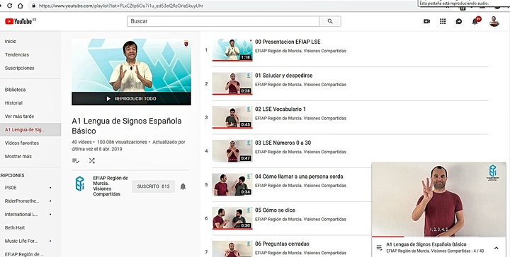 Canal YouTube 'Visiones Compartidas'