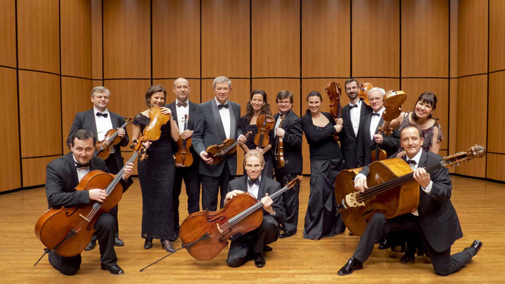 Los integrantes de Praga Camerata, formación que actuará el lunes en el Auditorio regional