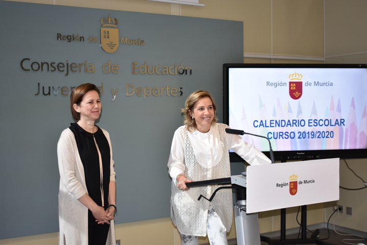 Adela Martínez-Cachá presenta el calendario escolar del curso 2019/2020