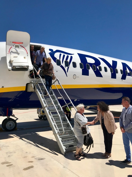 Vuelo entre Palma de Mallorca y la Región de Murcia (1)