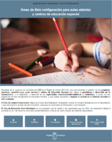 Portada de "Áreas de libre configuración para aulas abiertas  y centros de educación especial"