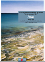 Portada de "Agua. XVIII Certamen Internacional de Relatos "En mi verso soy libre""