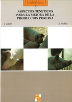 Portada de "Aspectos genéticos para la mejora de la producción porcina"