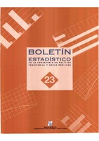 Portada de "Boletín Estadístico nº 23"