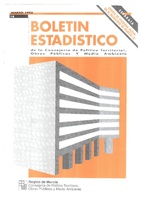 Portada de "Boletín Estadístico nº15"