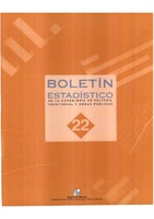 Portada de "Boletín Estadístico nº22"