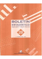 Portada de "Boletín Estadístico nº28"