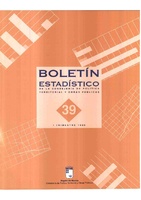 Portada de "Boletín Estadístico nº39"