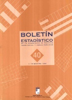 Portada de "Boletín Estadístico nº40"