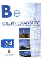 Portada de "Boletín Estadístico nº54"