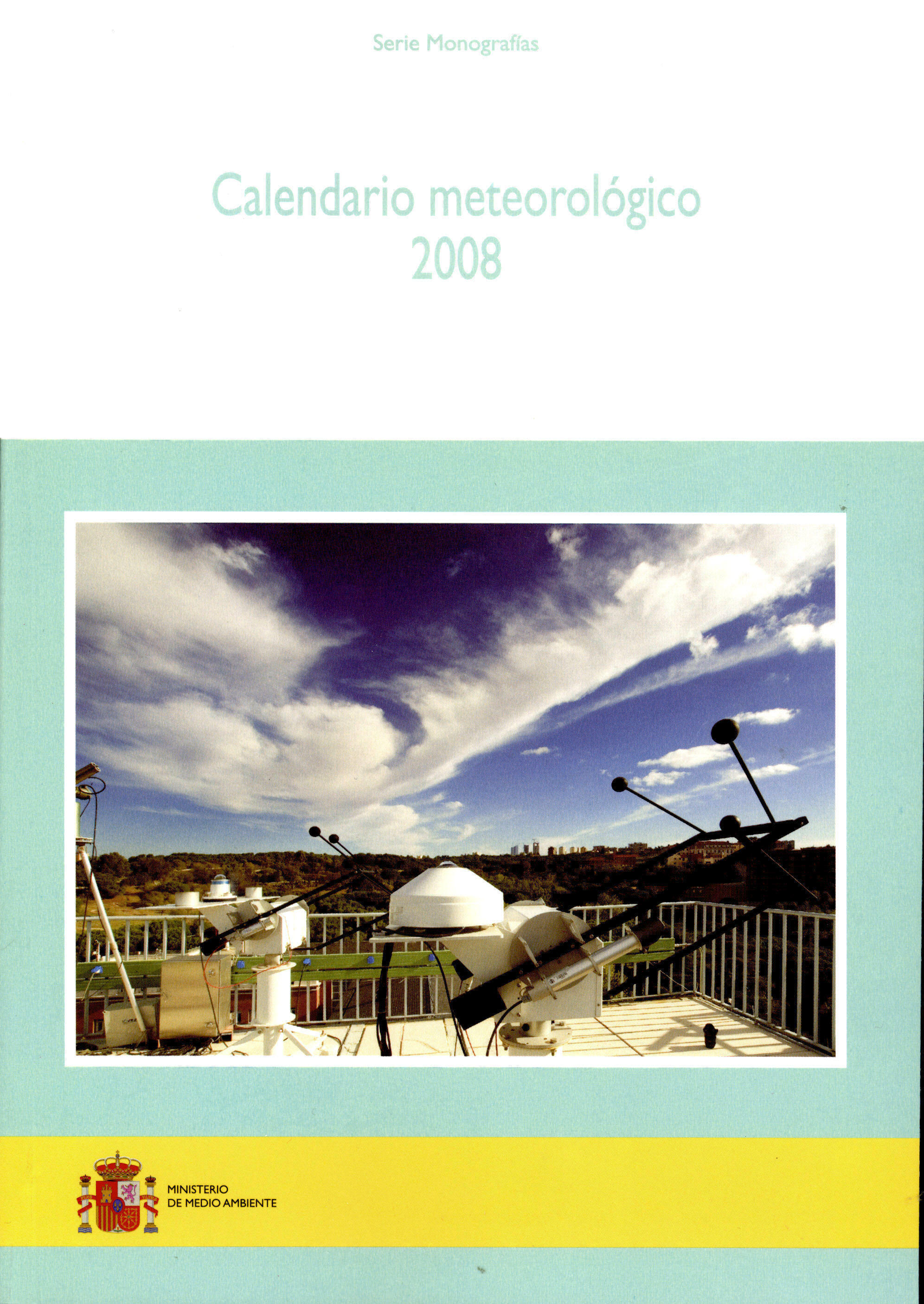 Portada de "Calendario meteorológico 2008"