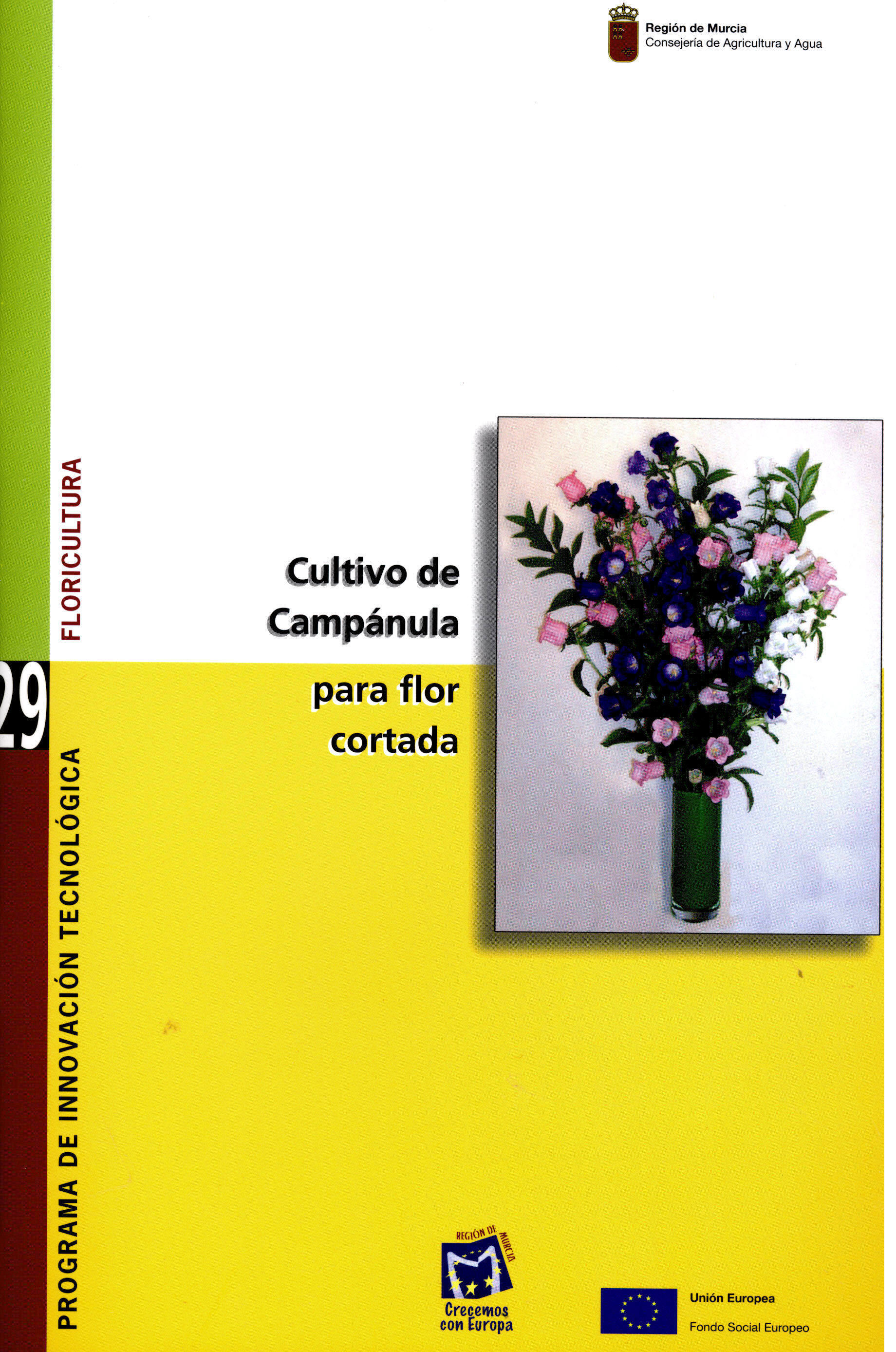 Portada de "Cultivo de campánula para flor cortada"