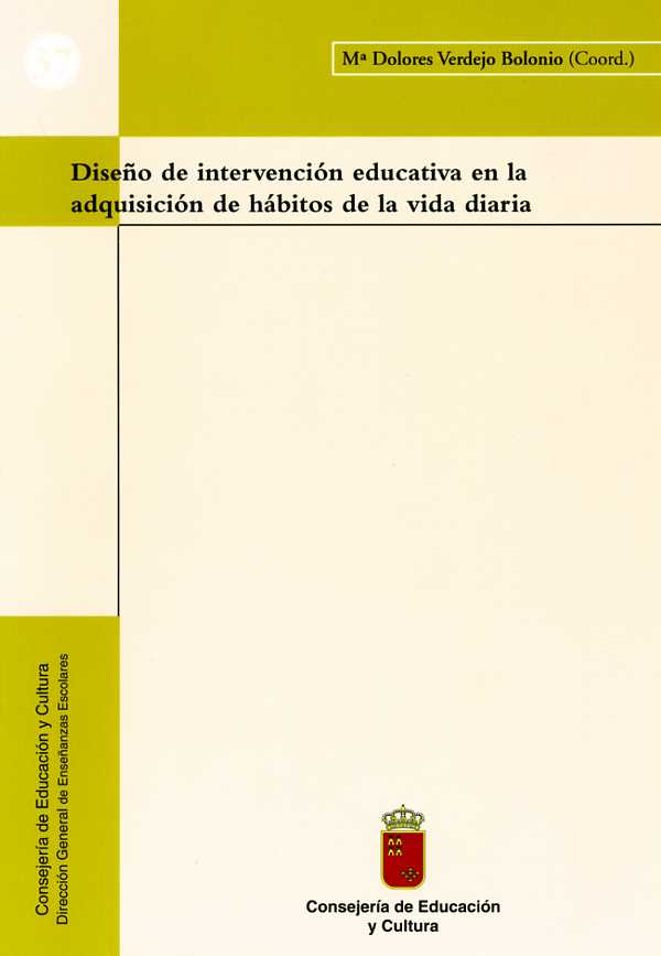 Portada de "Diseño de intervención educativa en la adquisición de hábitos de la vida diaria"