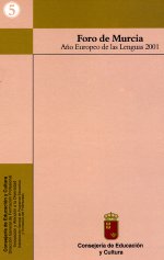 Portada de "Foro de Murcia : año europeo de las lenguas 2001"