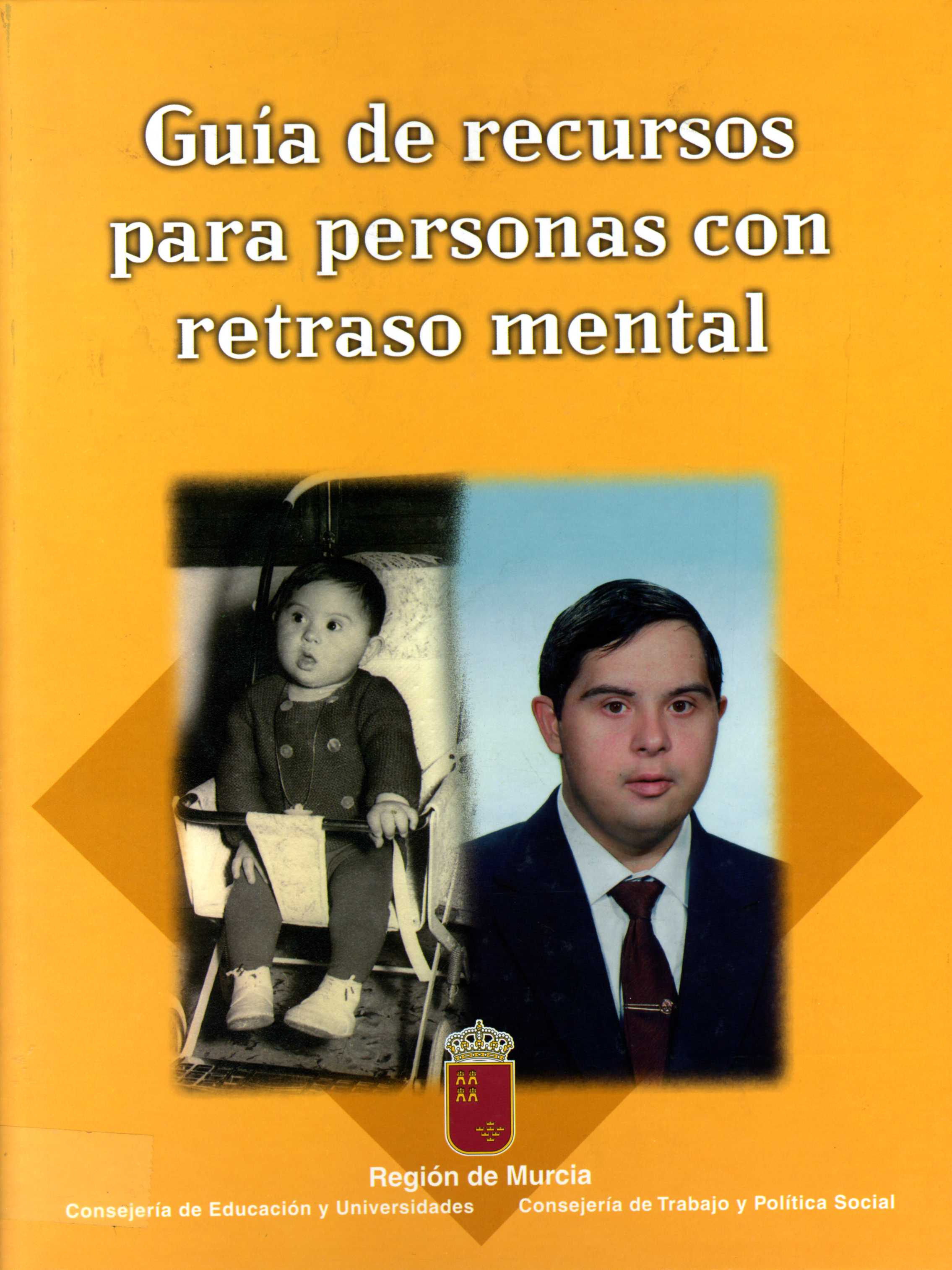 Portada de "Guía de recursos para personas con retraso mental"