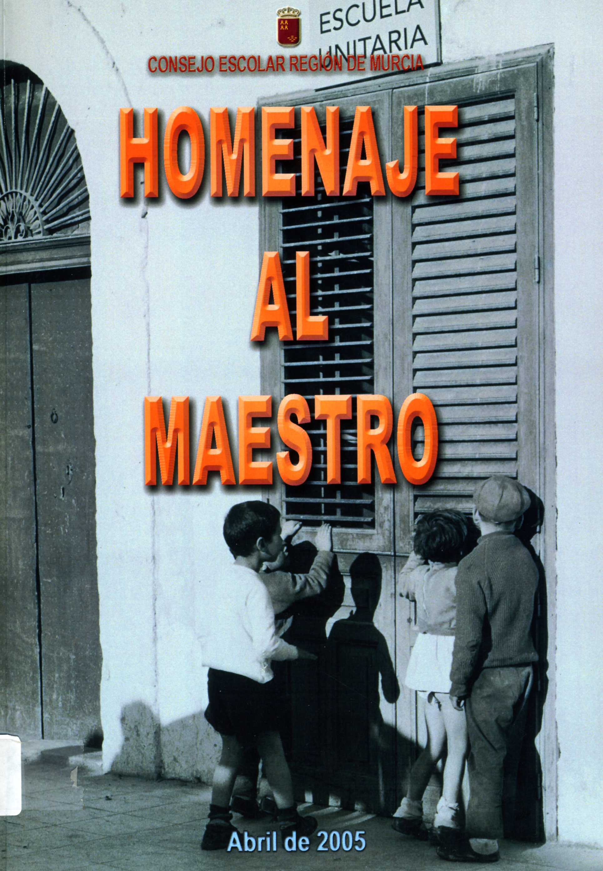 Portada de "Homenaje al maestro"