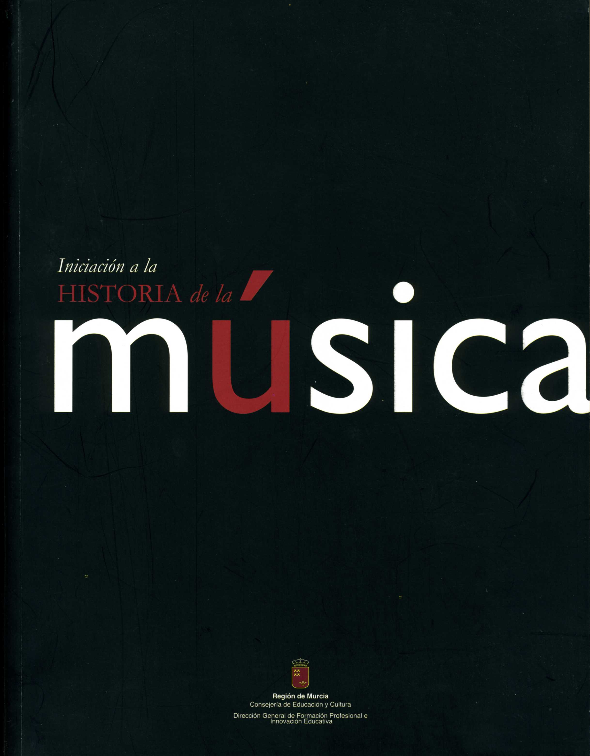 Portada de "Iniciación a la historia de la música"