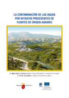 Portada de "La contaminación de las aguas por nitratos procedentes de fuentes de origen agrario"