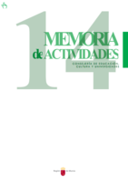 Portada de "Memoria 2014"