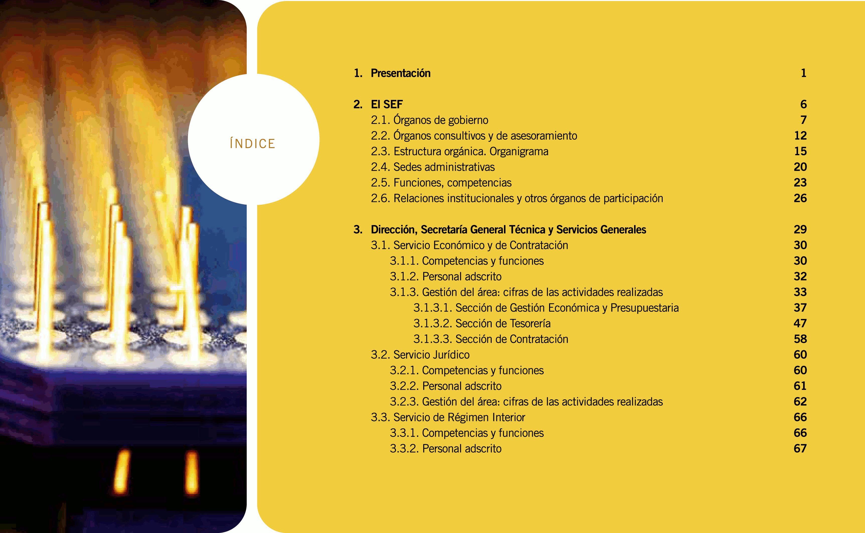 Portada de "Memoria del SEF 2006"
