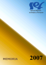 Portada de "Memoria del SEF 2007"