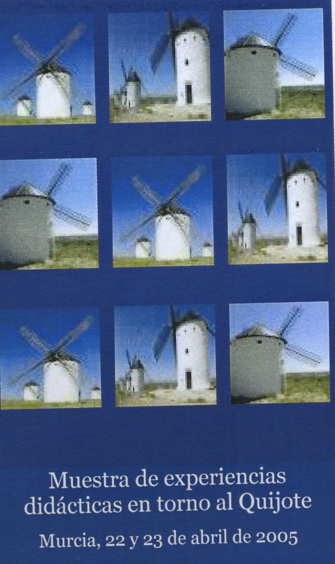 Portada de "Muestra de experiencias didácticas en torno al Quijote : Murcia 2005"