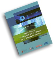 Portada de "Pacto por la estabilidad en el empleo de la Región de Murcia"