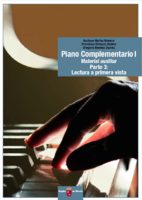 Portada de "Piano Complementario I: material auxiliar. Parte 3: lectura a primera vista"