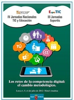 Portada de "Los retos de la competencia digital, el cambio metodológico: Lorca 4, 5 y 6 de julio de 2012"