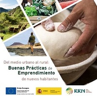 Portada de "Del medio urbano al rural: Buenas Prácticas de Emprendimiento de nuevos habitantes"
