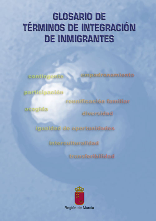 Portada de "Glosario de términos de integración de inmigrantes"