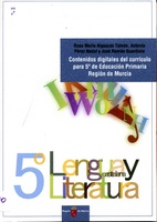 Portada de "Lengua castellana y literatura : contenidos digitales del currículo para 5º de Educación Primaria, Región de Murcia"