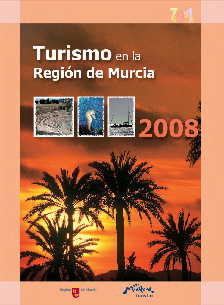 Portada de "Turismo en la Región de Murcia 2008"