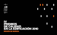 Portada de "IV Premios de Calidad en la Edificación de la Región de Murcia 2010"