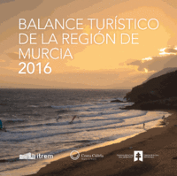 Portada de "Balance Turístico de la Región de Murcia 2016"