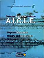 Portada de "Enfoque didáctico-práctico A.I.C.L.E : physical education, history and geografhy, science, maths"