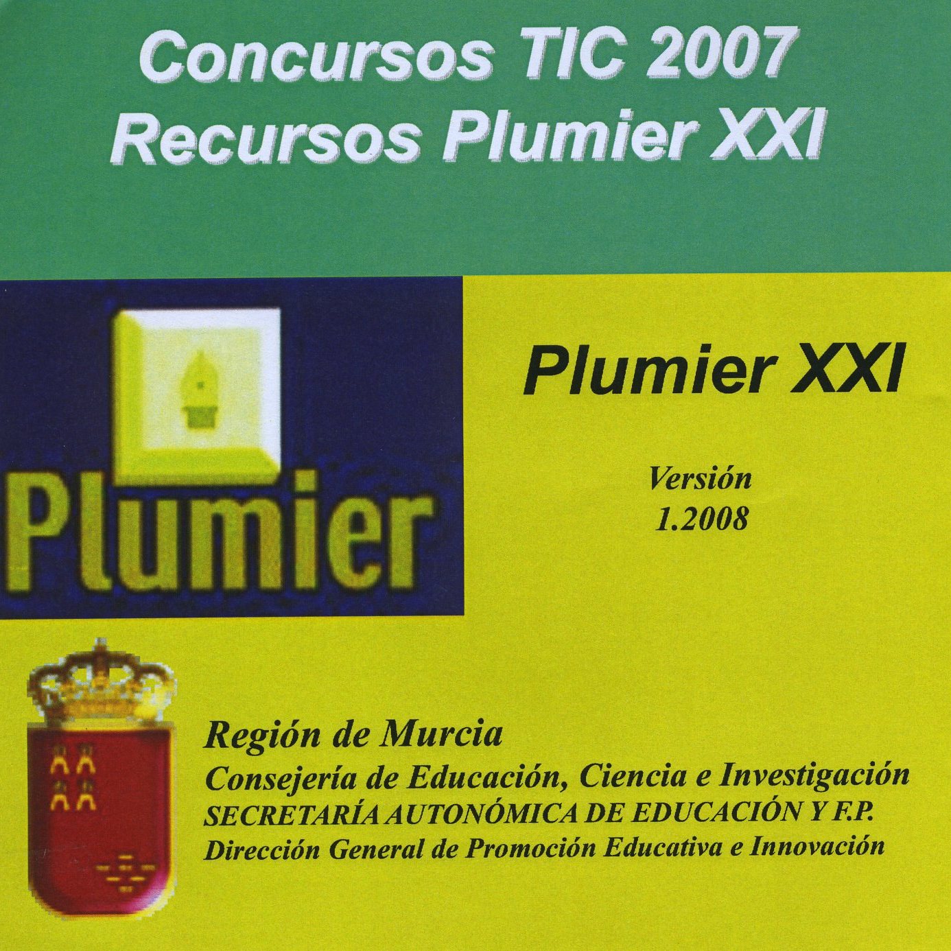 Portada de "Concursos TIC 2007. Recursos Plumier XXI"