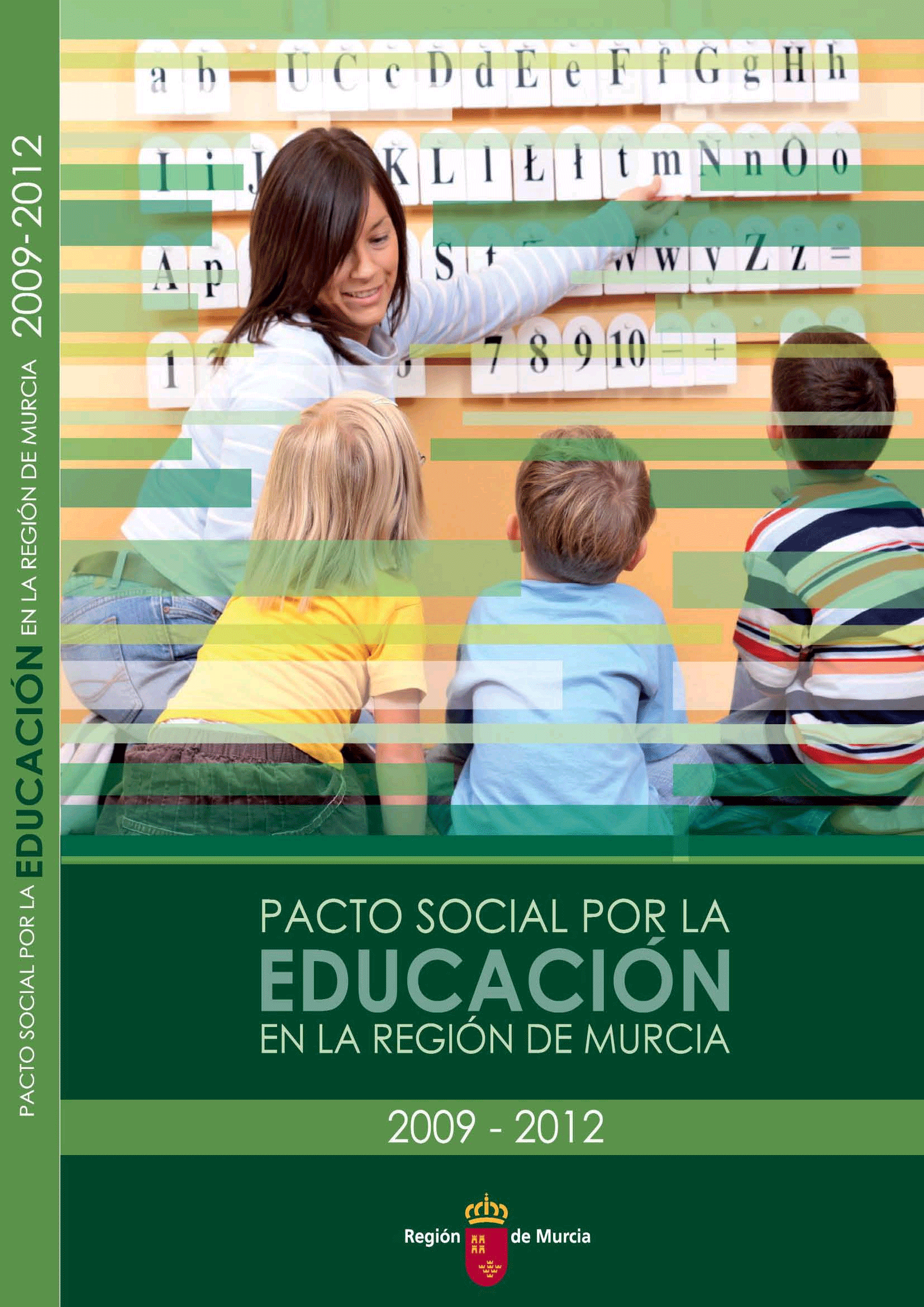 Portada de "Pacto Social por la Educación en la Región de Murcia 2009-2012"