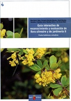 Portada de "Guía interactiva de reconocimiento y evaluación de flora silvestre y de jardinería II : plantas herbáceas y arbustiva"