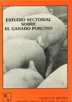 Portada de "Estudio sectorial sobre el ganado porcino"