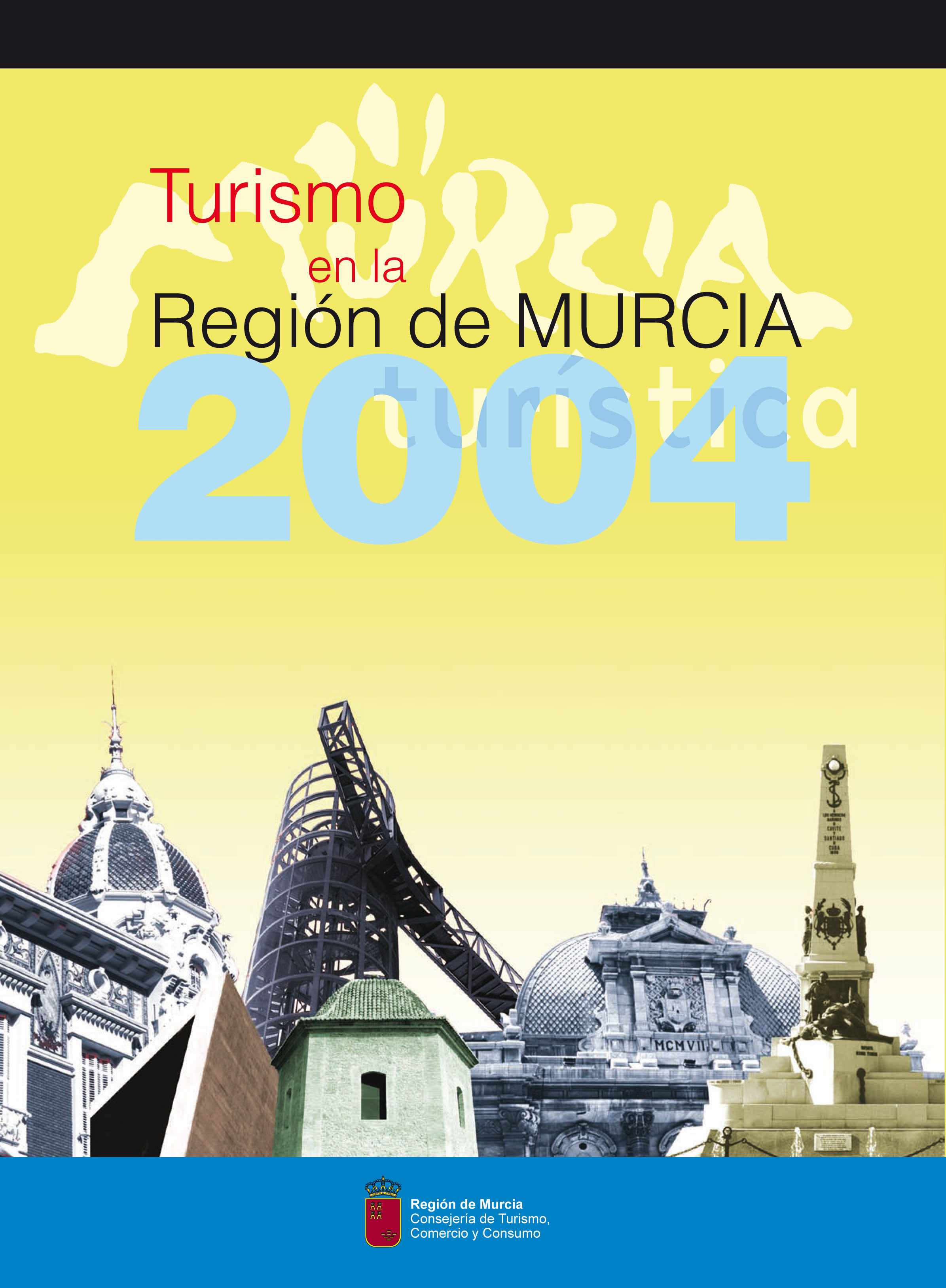Portada de "Turismo en la Región de Murcia 2004"