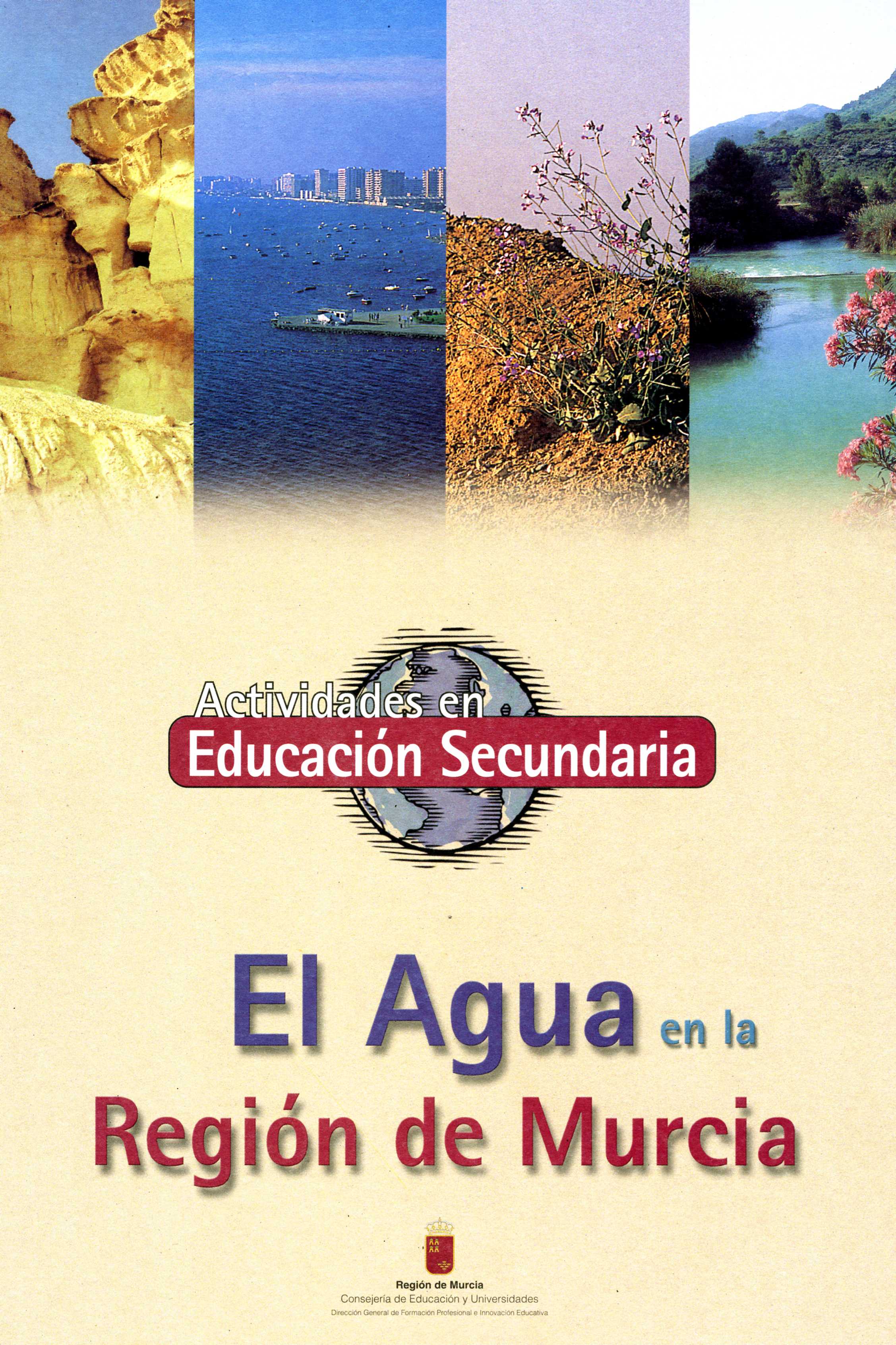 Portada de "El agua en la Región de Murcia : actividades en educación secundaria"