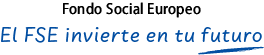 Logotipo Fondo Social Europeo (FSE)