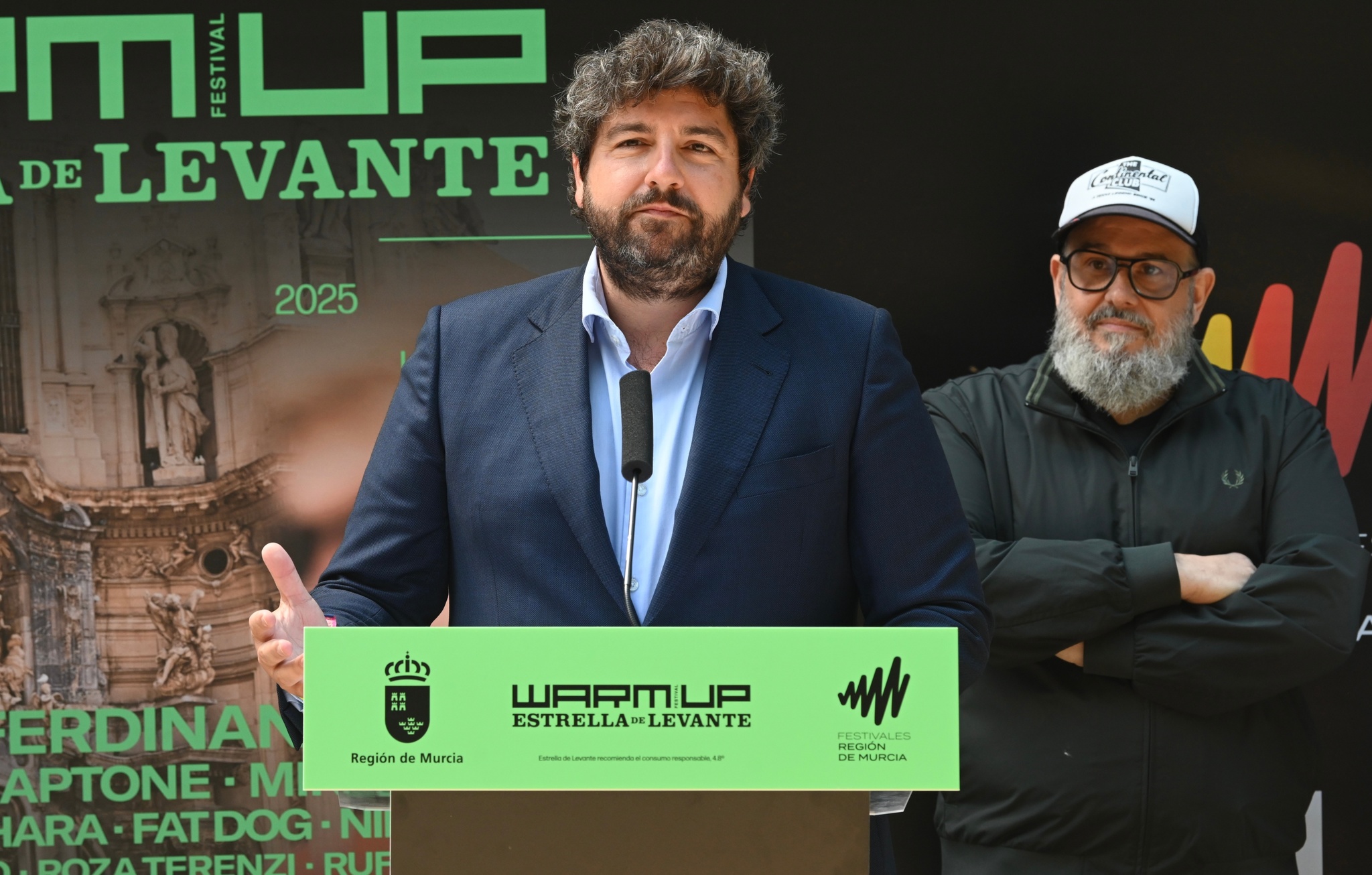 López Miras presenta una nueva edición del festival Warm Up Estrella de Levante